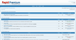 Desktop Screenshot of forums.rapidpremium.net